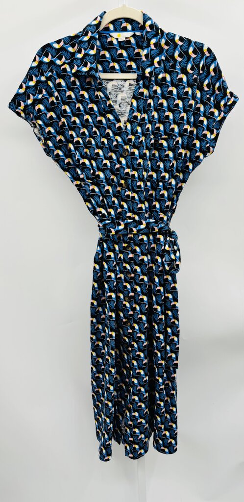 Boden Maxi Dress Blue/Black 12