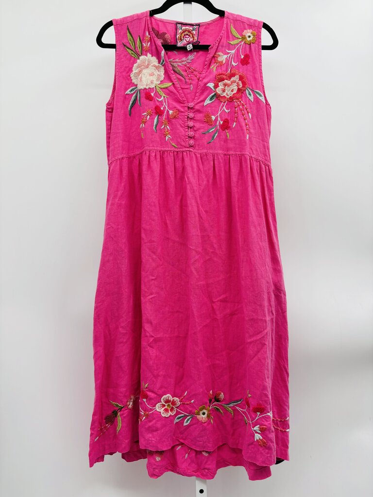 Johnny Was Dress Pink M