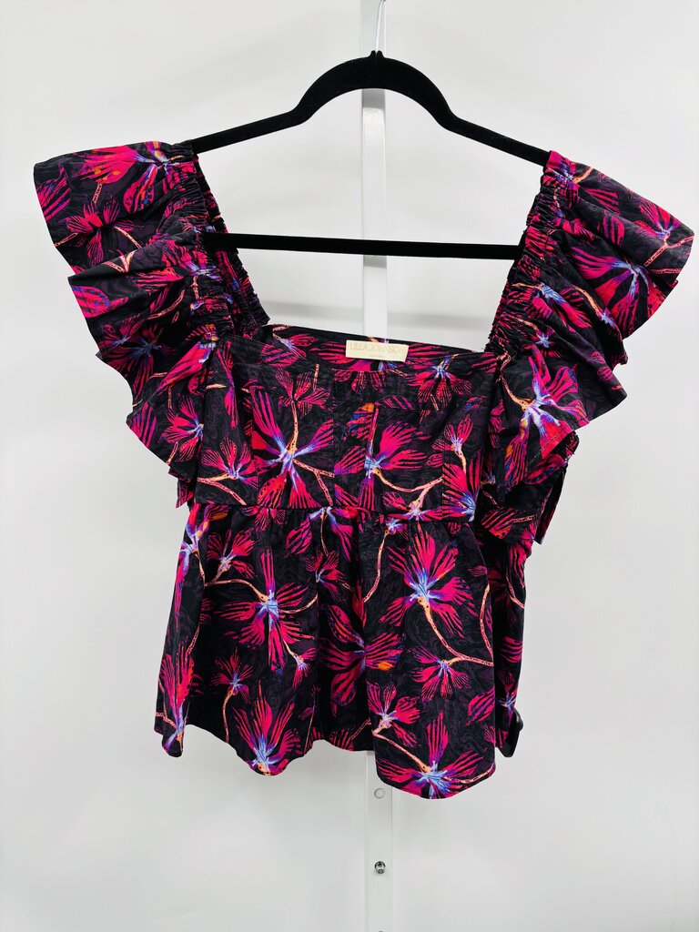 Ulla Johnson Top Black/Pink 8