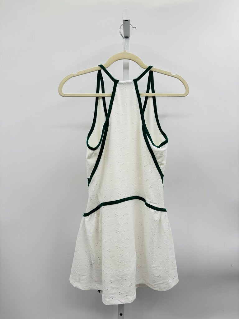Daily Practice Active Dress White/Green S