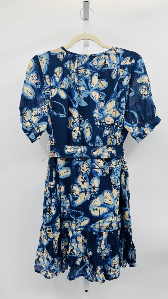 Evereve Dress Blue/Tan S