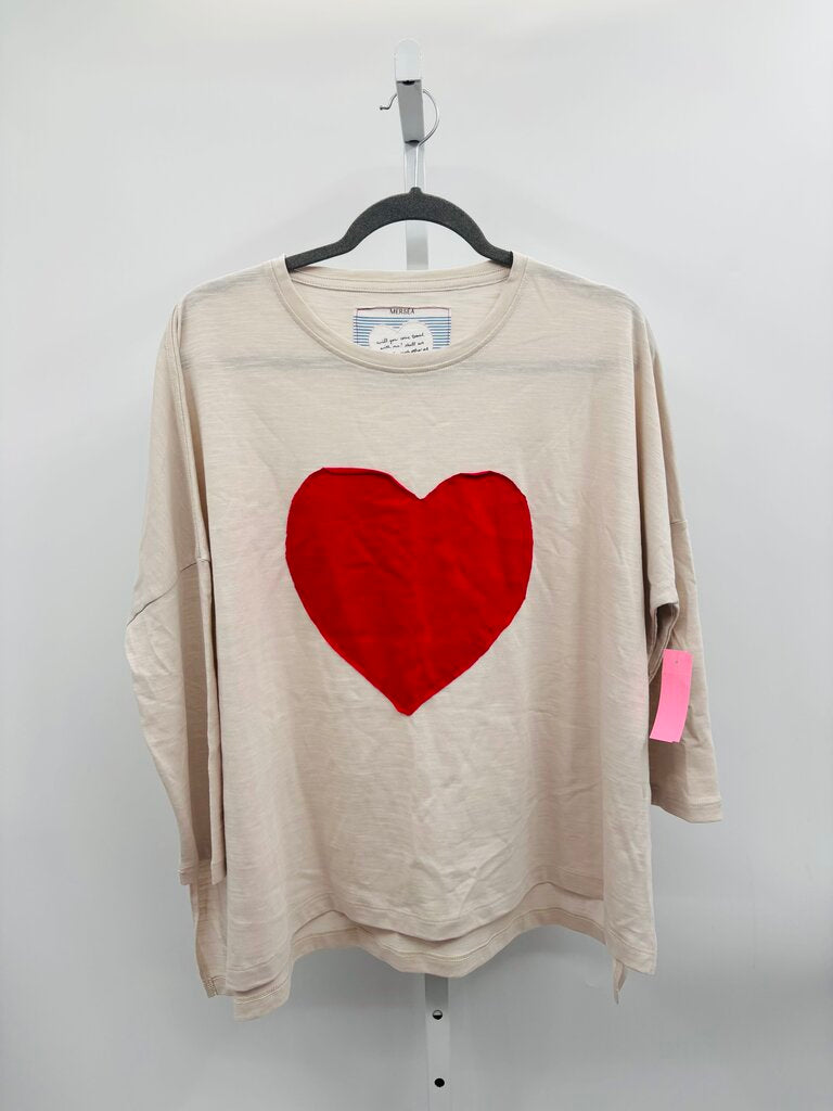 Mersea Top Tan/Red P