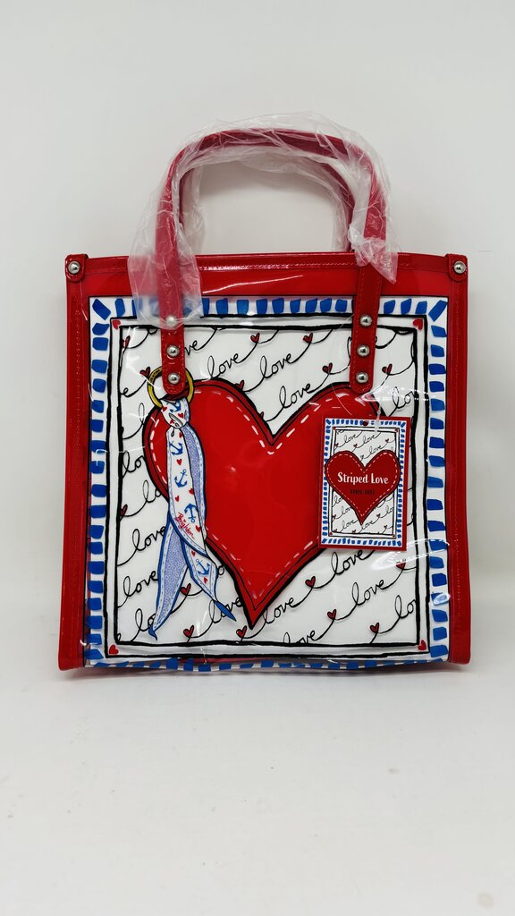 Brighton Tote Red/White