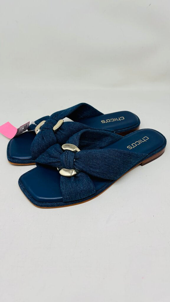 Chico's Sandals Blue 8