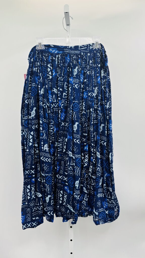 Neiman Marcus Skirt Maxi Blue L