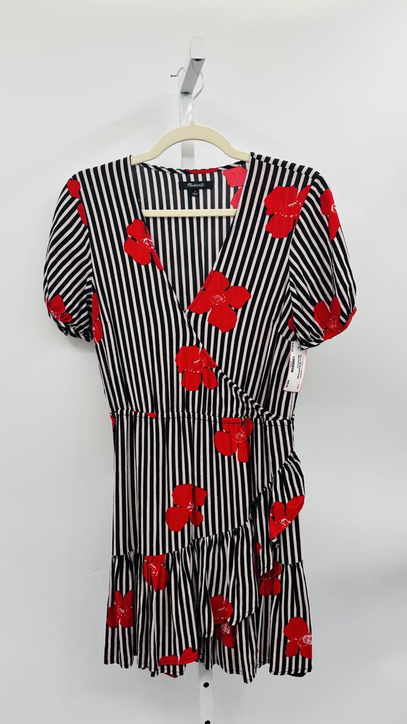 Madewell Dress Black/Red 0