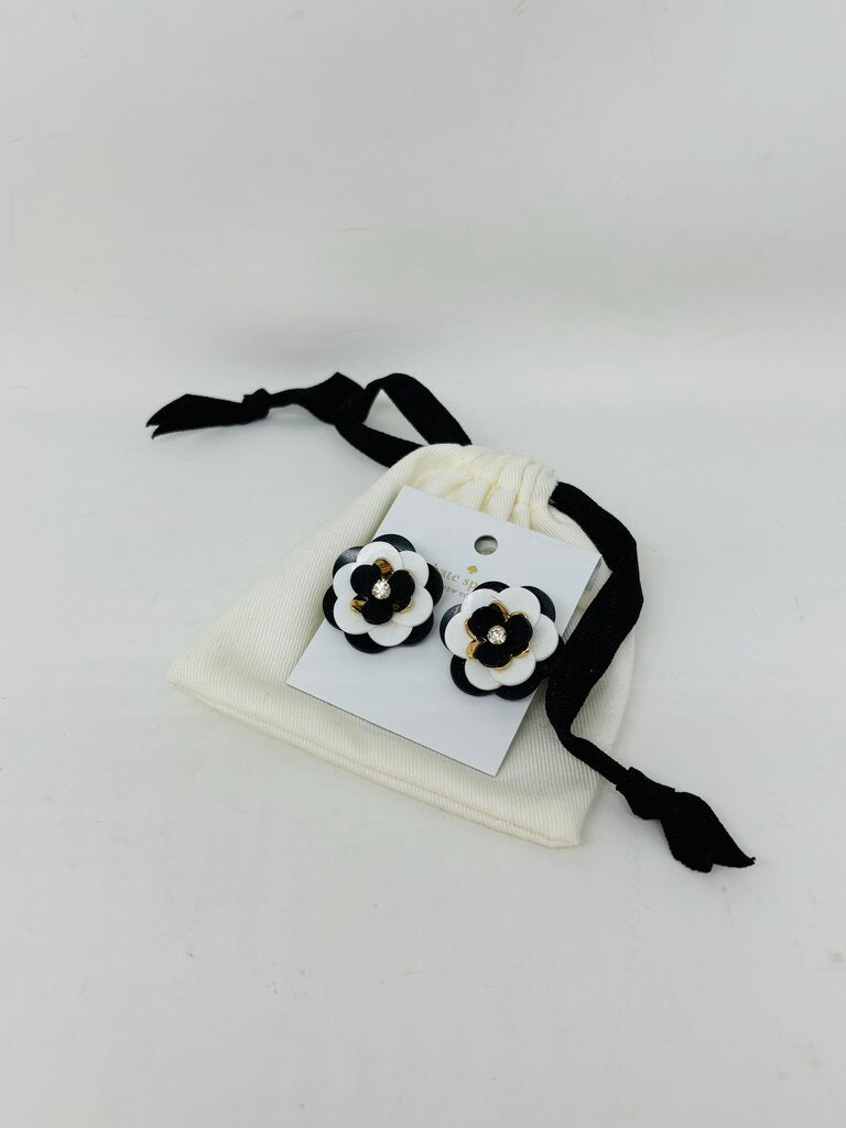 Kate Spade Earrings Black/White