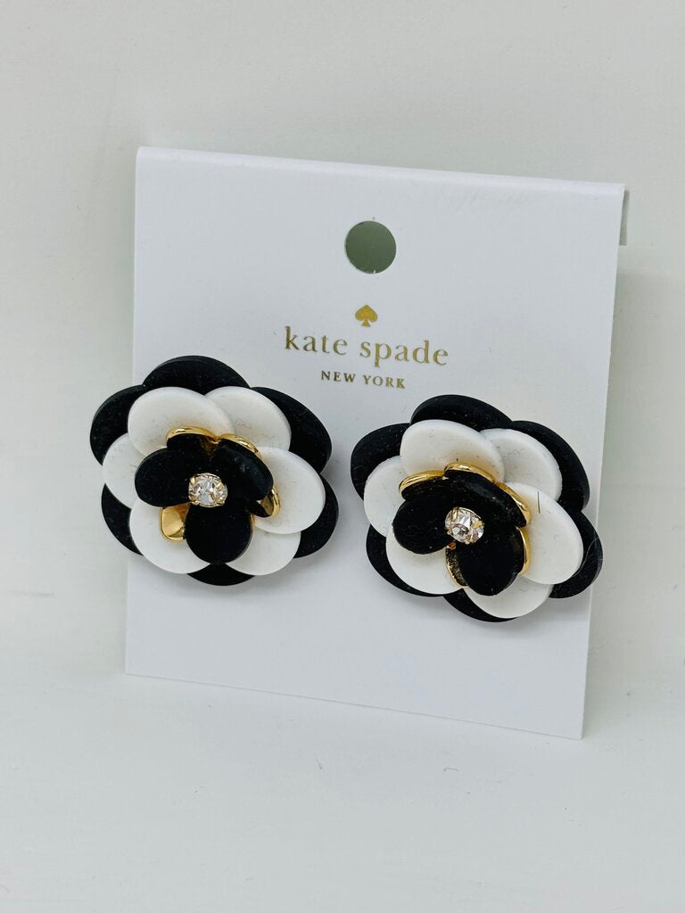 Kate Spade Earrings Black/White