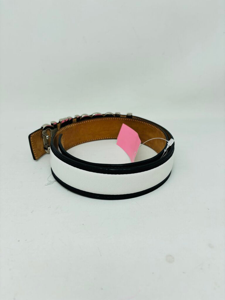 Moschino Belt White 38