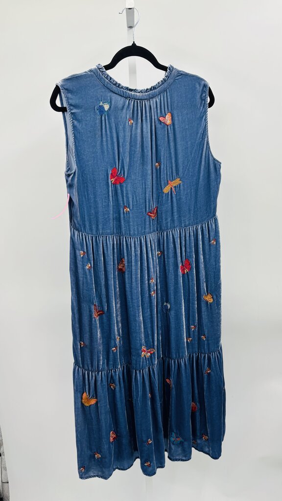 Johnny Was Maxi Dress Blue L