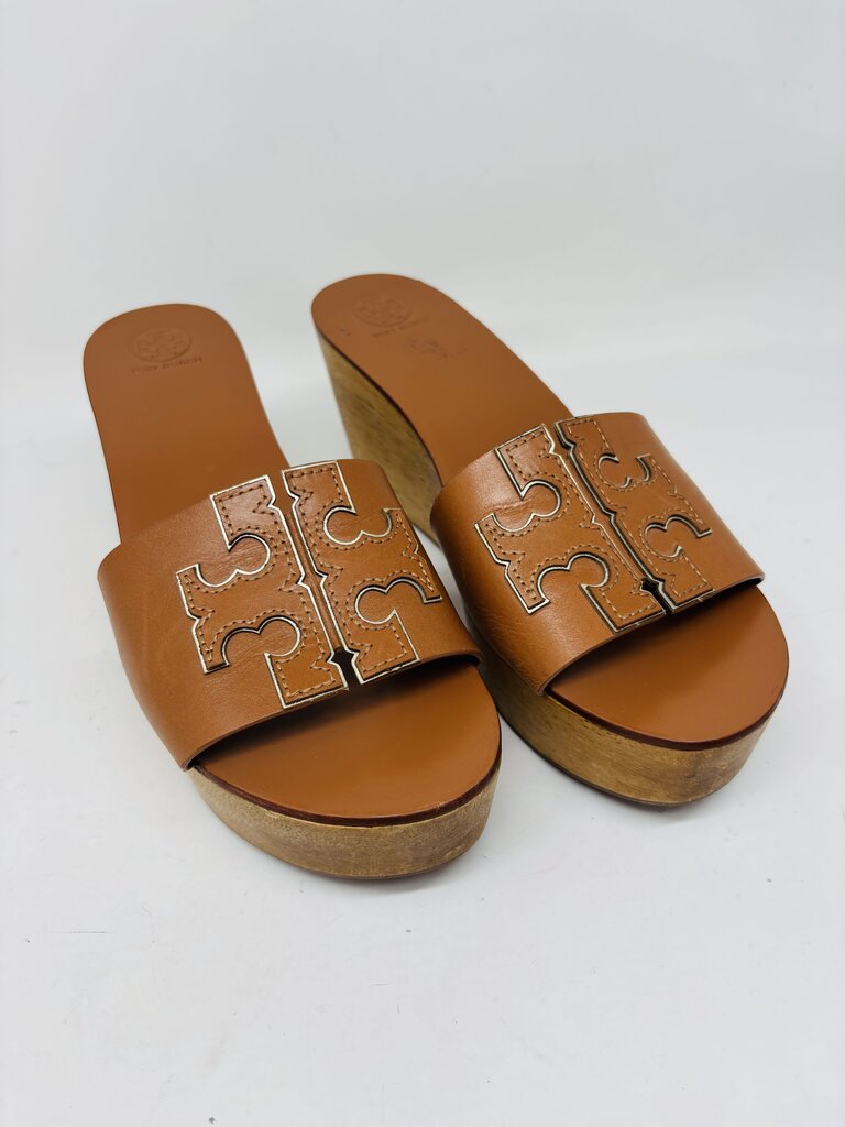Tory Burch Wedge Brown 8.5