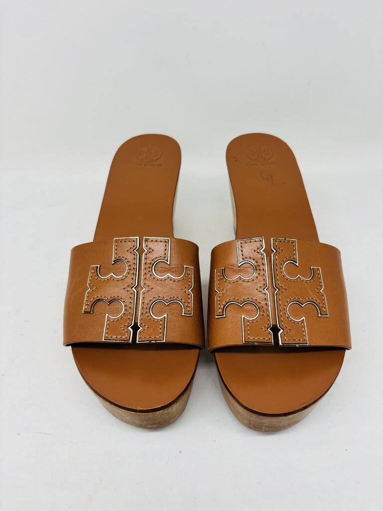 Tory Burch Wedge Brown 8.5