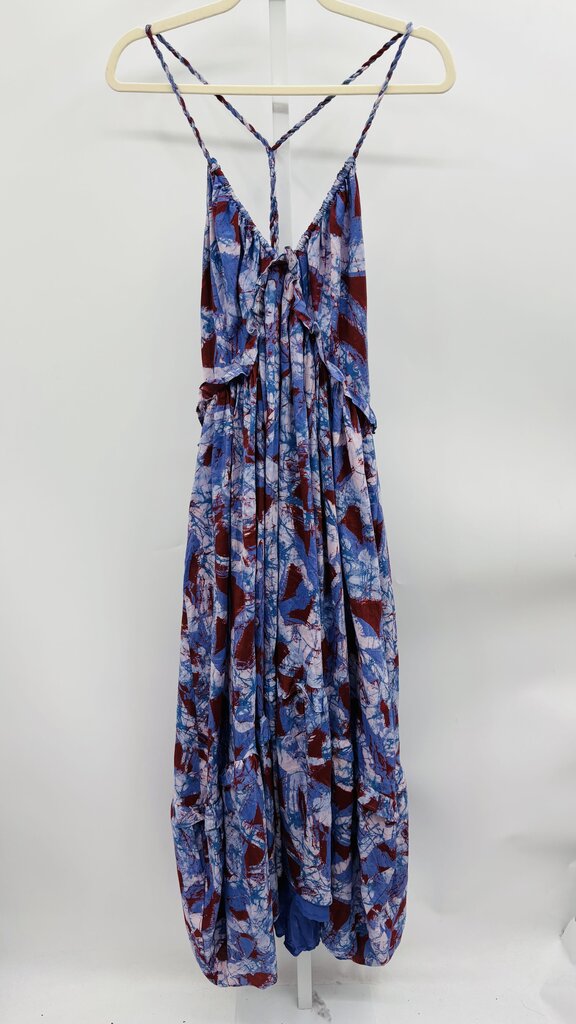 Anthropologie Maxi Dress Purple/Red M