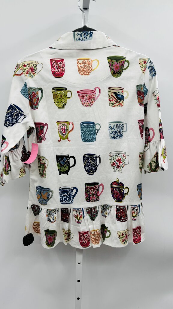 Tizzie Top White Multi S