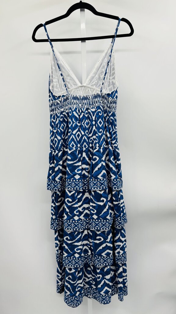 Caroline Constas Maxi Dress Blue/White S