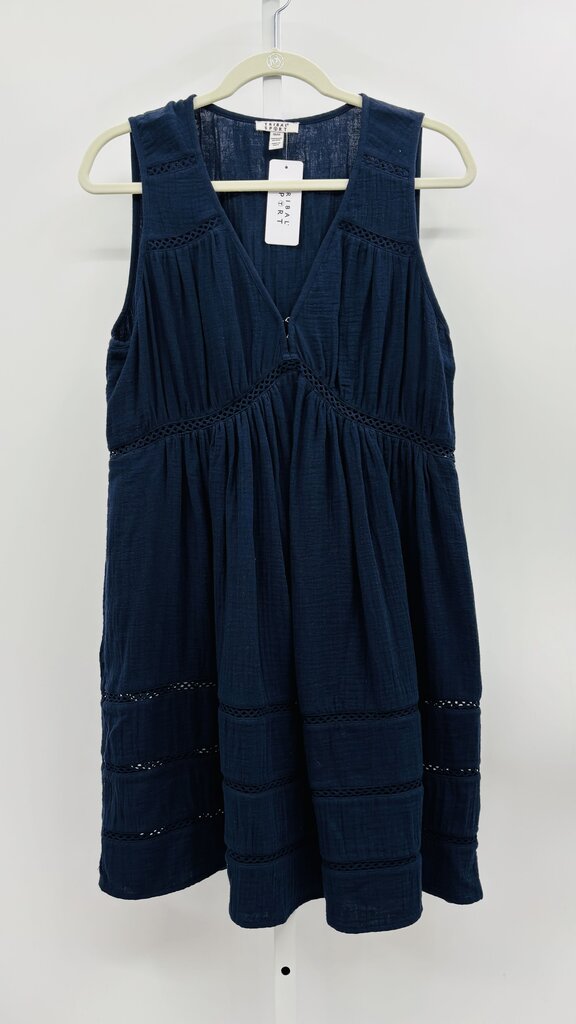 Tribal Dress Navy M