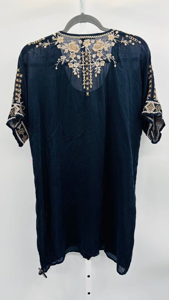 Johnny Was Blouse Navy S