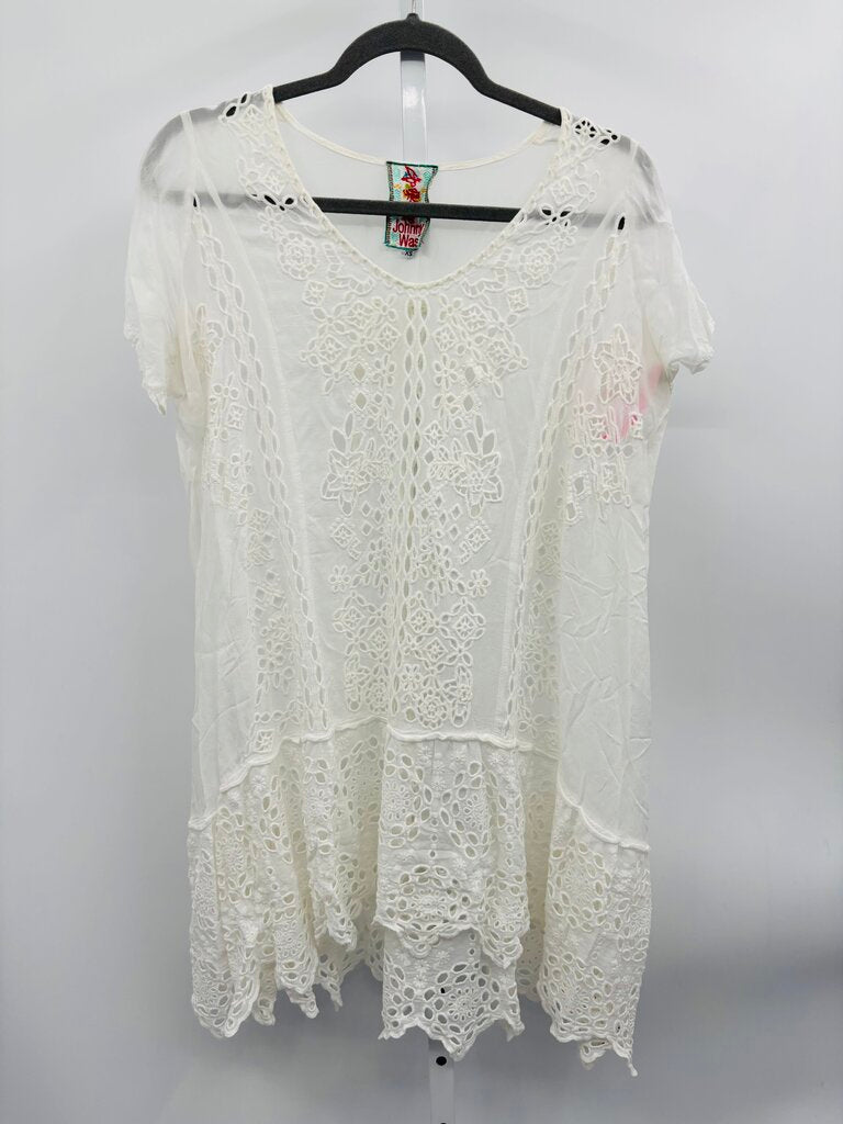 Johnny Was Tunic White XS