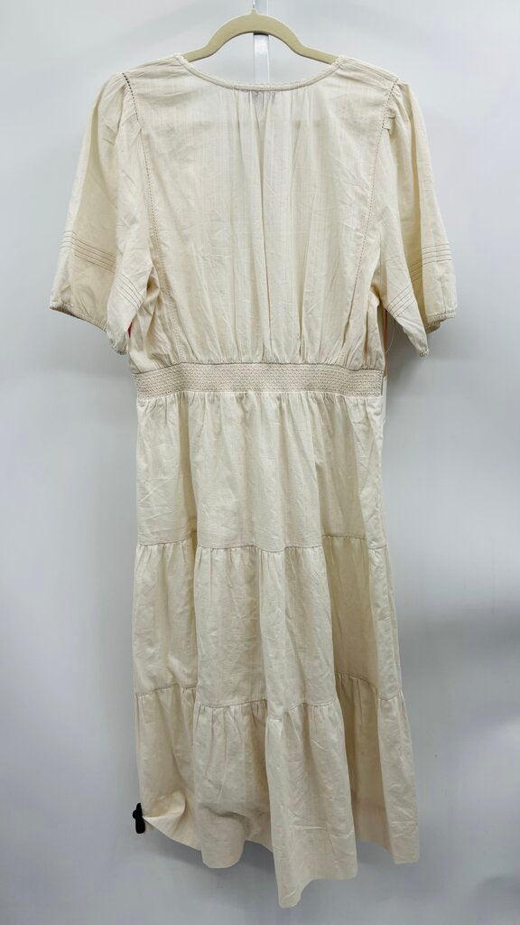 Little Moon Maxi Dress Beige XL