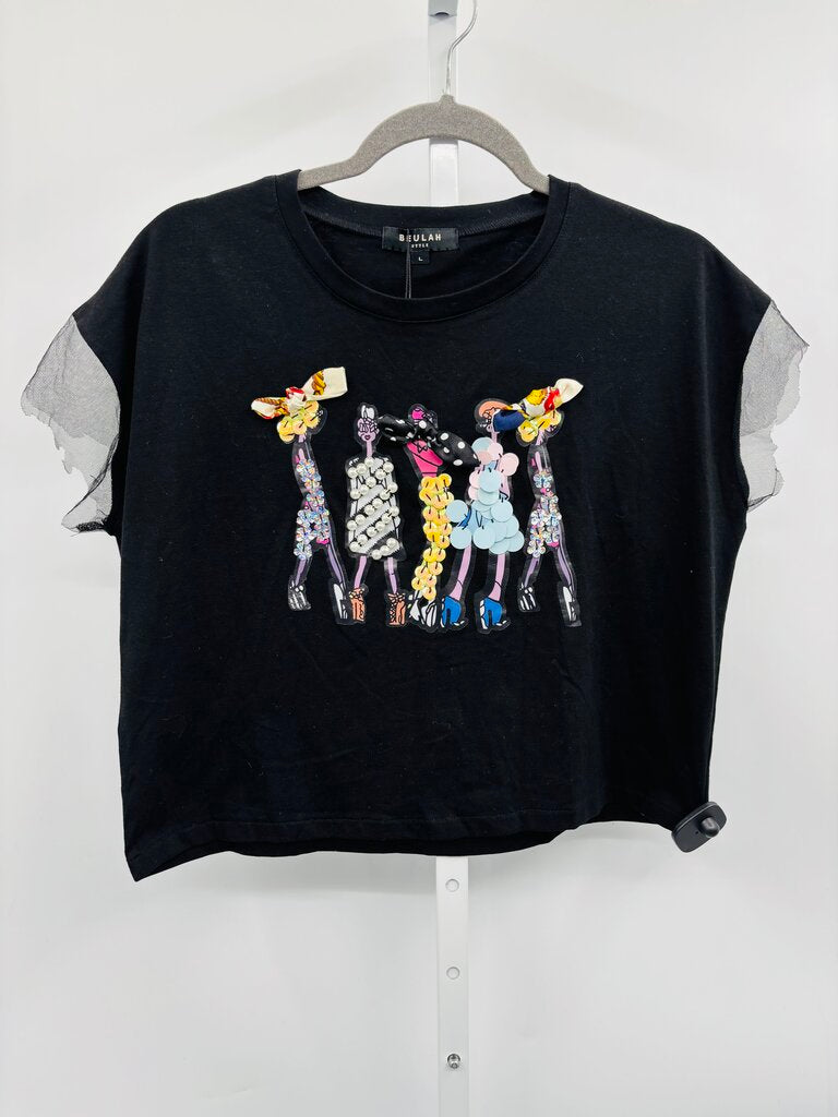 Beulah Style Top Black L