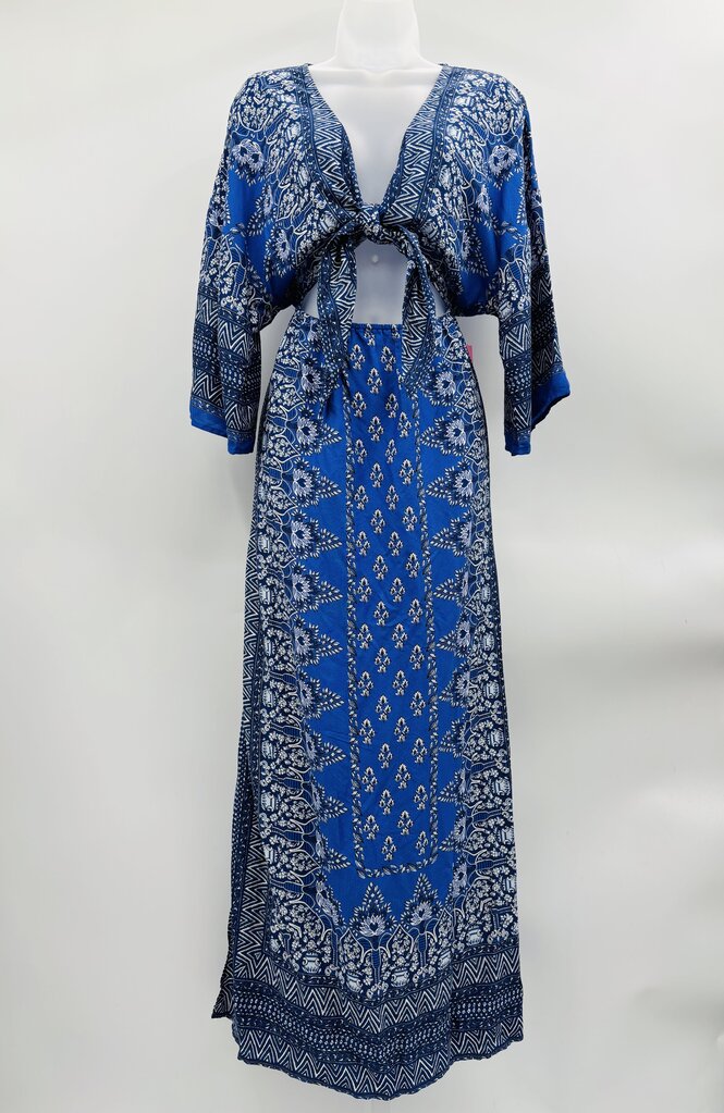 Anthropologie Maxi Dress Blue S
