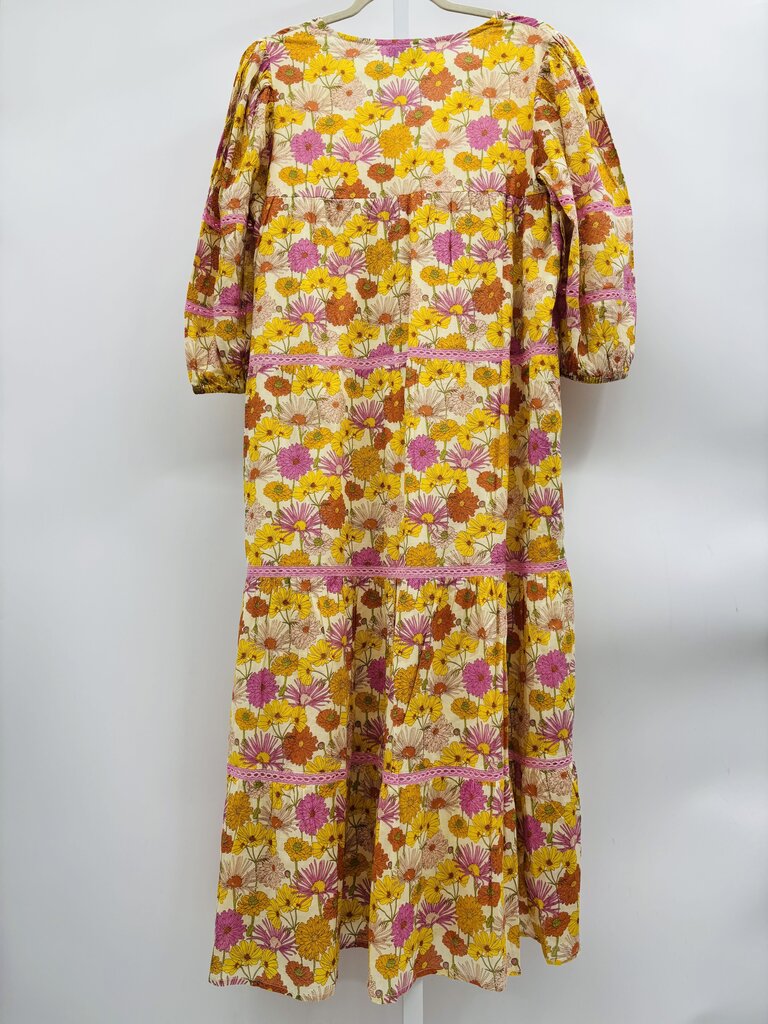 Olivia James Maxi Dress Yellow M