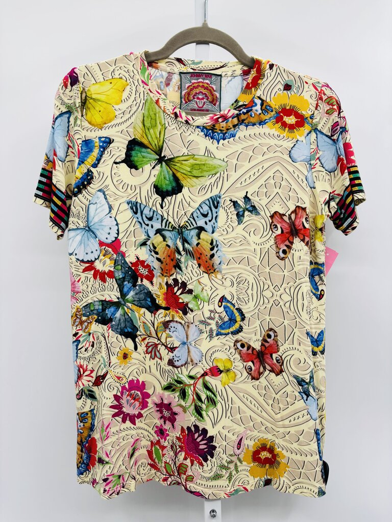 Johnny Was T-Shirt Yellow XS