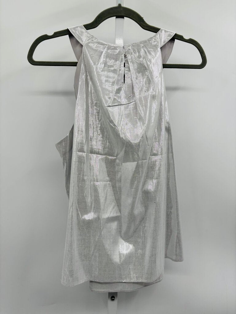 Talbots Top Silver 12