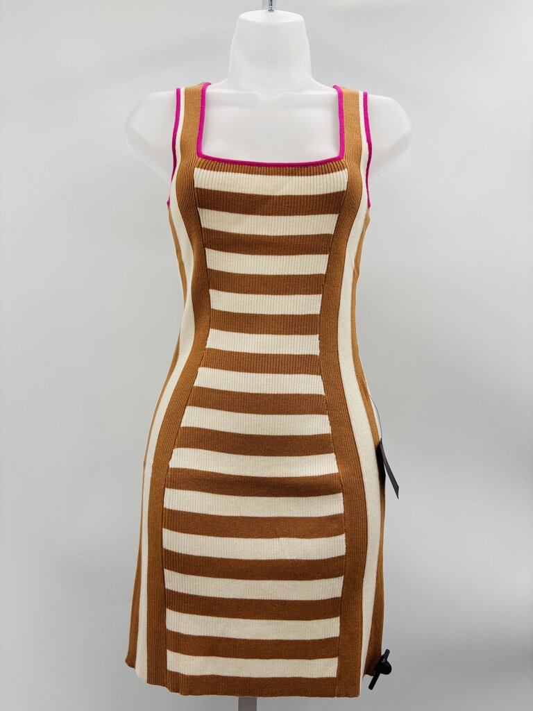 Lulus Dress Tan S