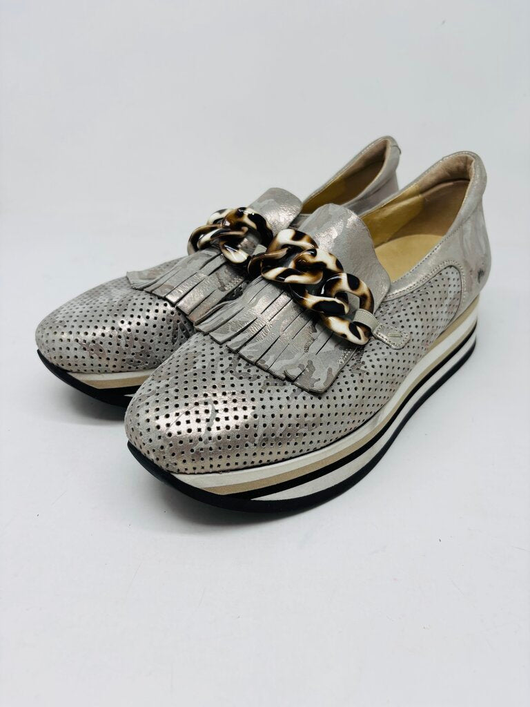 Softwaves Loafers Gold 11