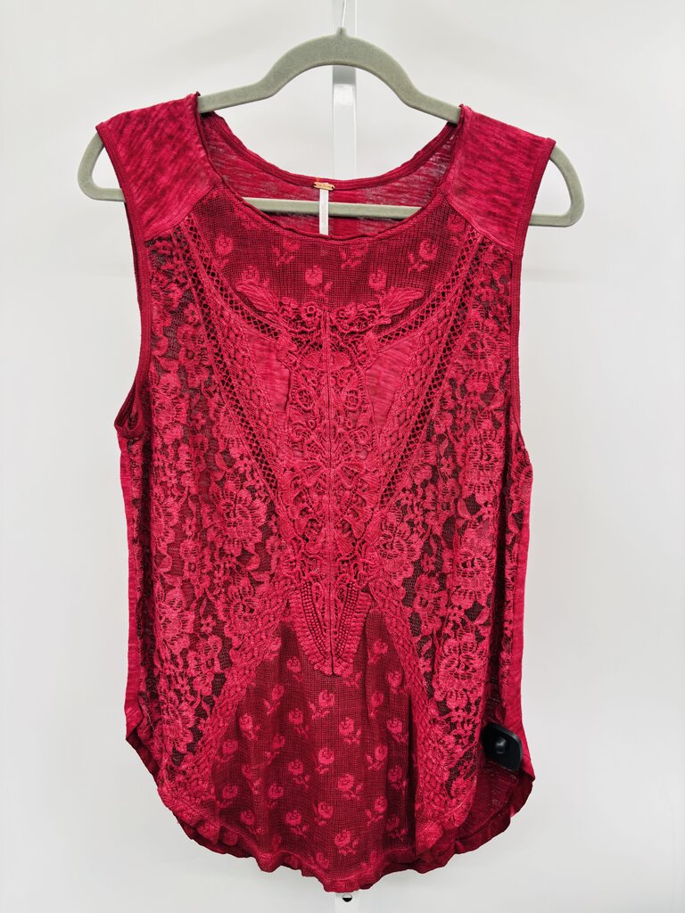Free People Top Red L