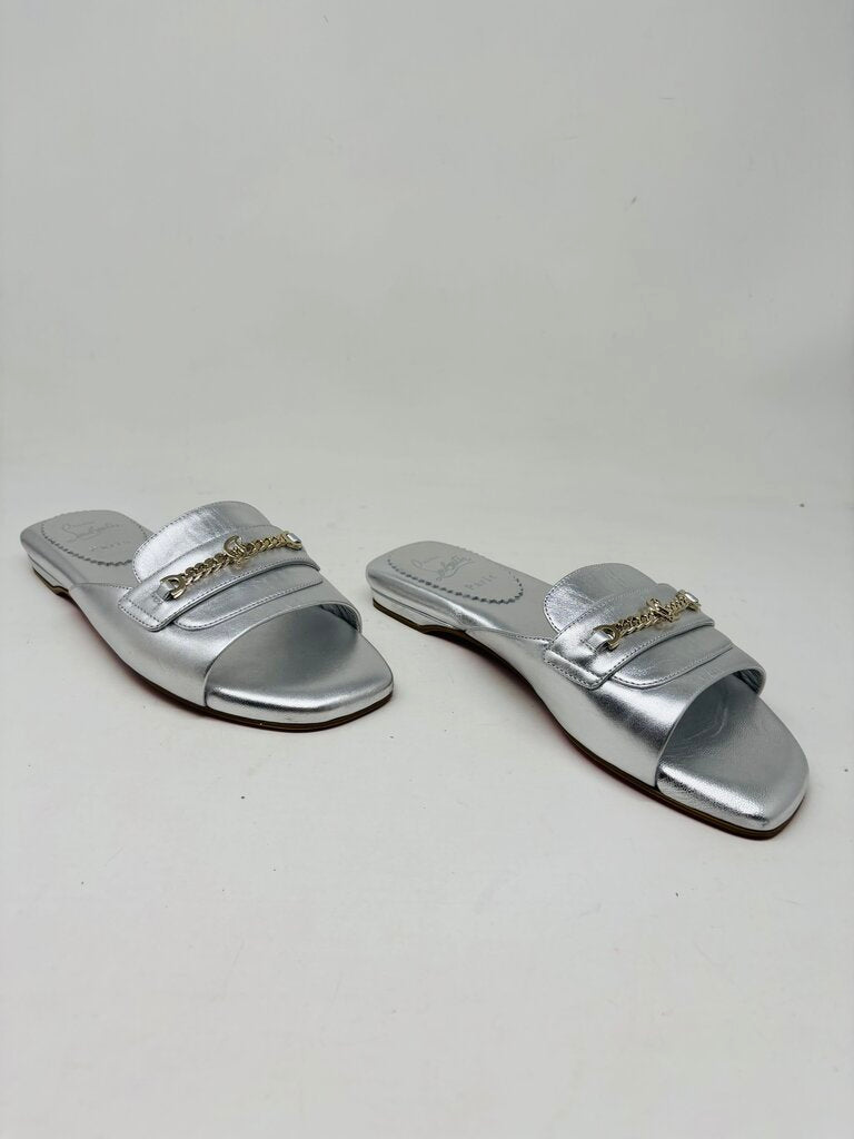 Christian Louboutin LUXURY SHOES Silver 5.5
