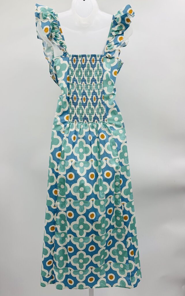 Taylor Tillman Dress Teal S