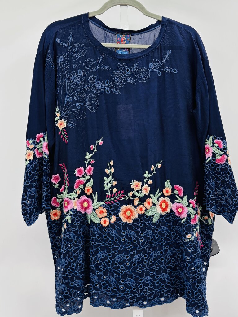 Johnny Was Tunic Navy S