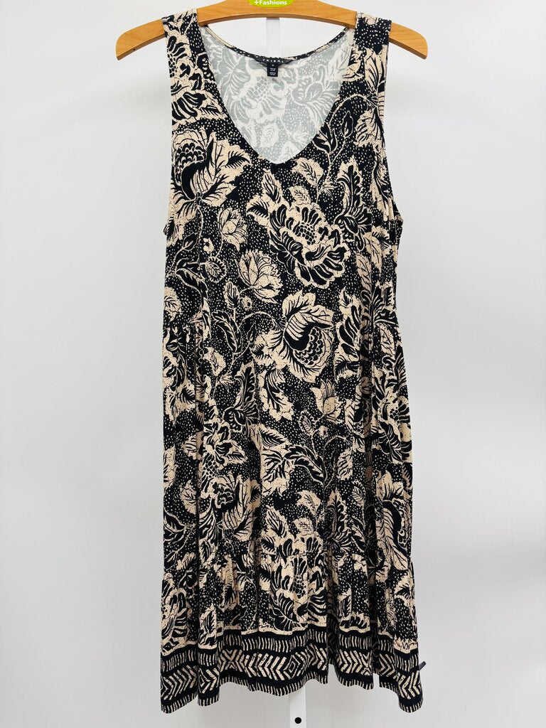 Tribal Dress Plus Beige 1X