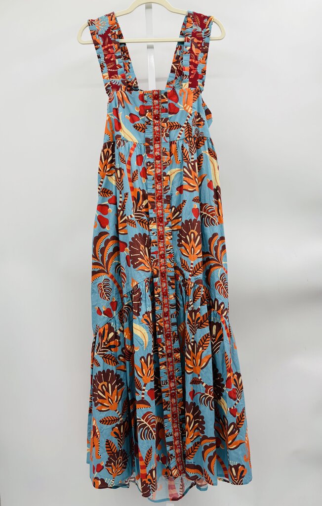 Farm Maxi Dress Blue M