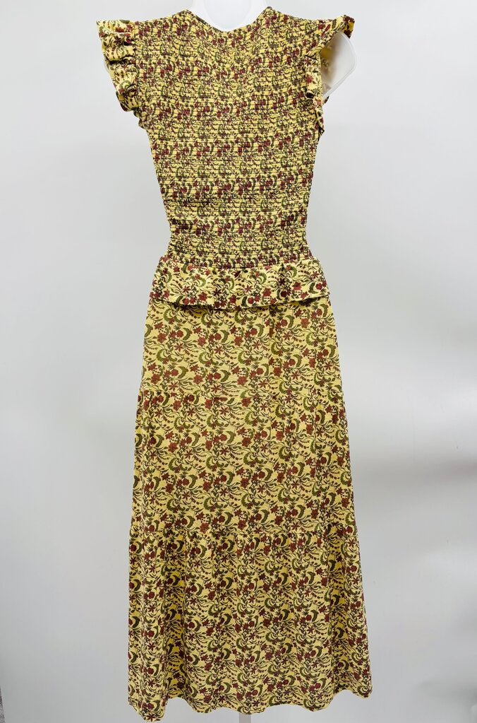 Nation Maxi Dress Yellow S