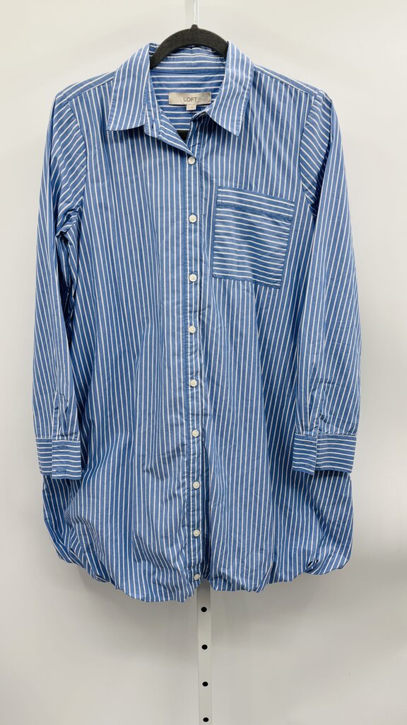 Loft Dress Blue/White S