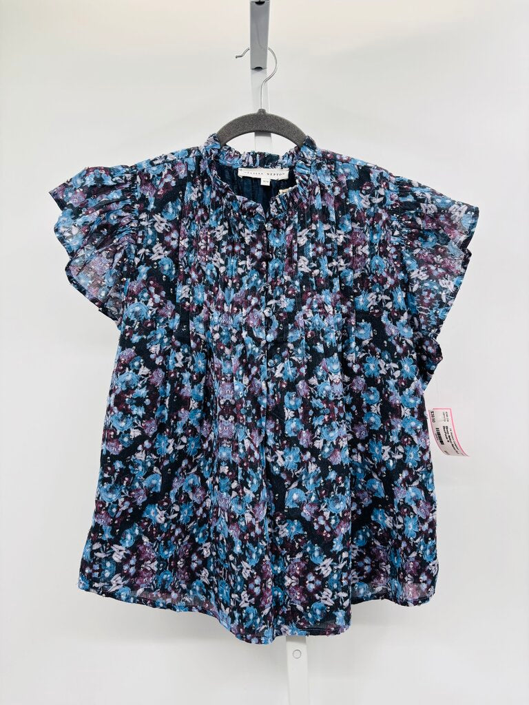 Melissa Nepton Blouse Blue/Purple M