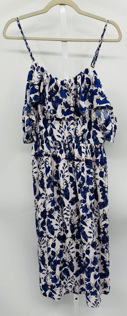 Celina Moon Dress White/Blue XL
