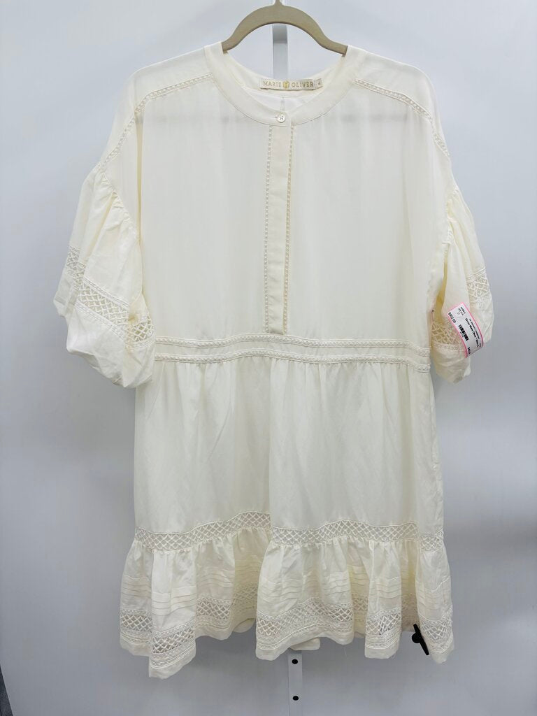 Marie Oliver Dress White XL