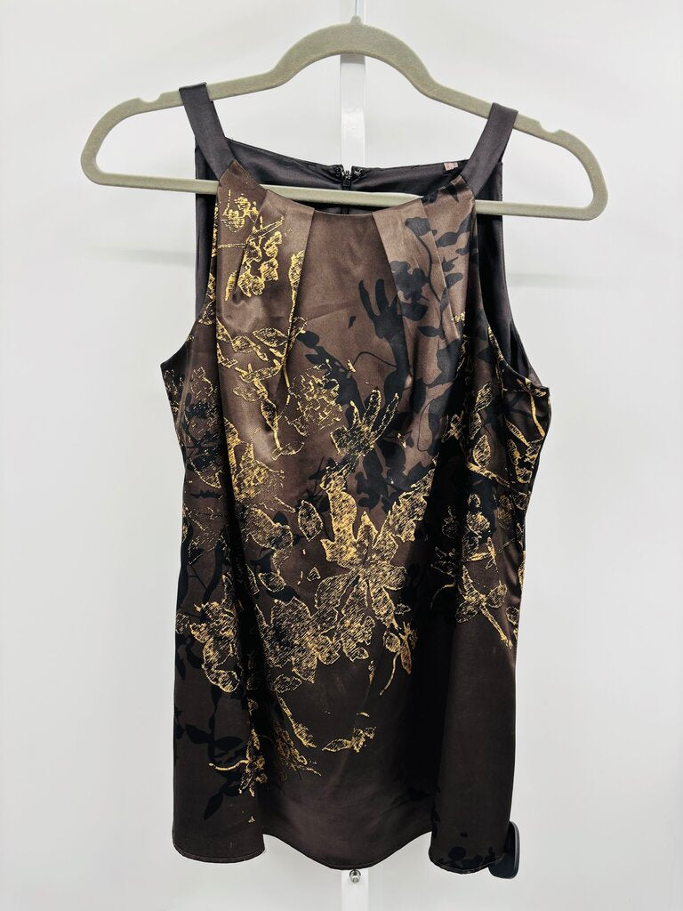 T Tahari Top Brown M