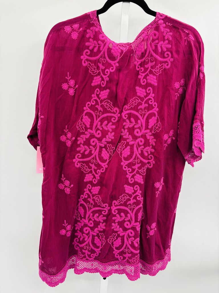 Johnny Was Tunic Purple L