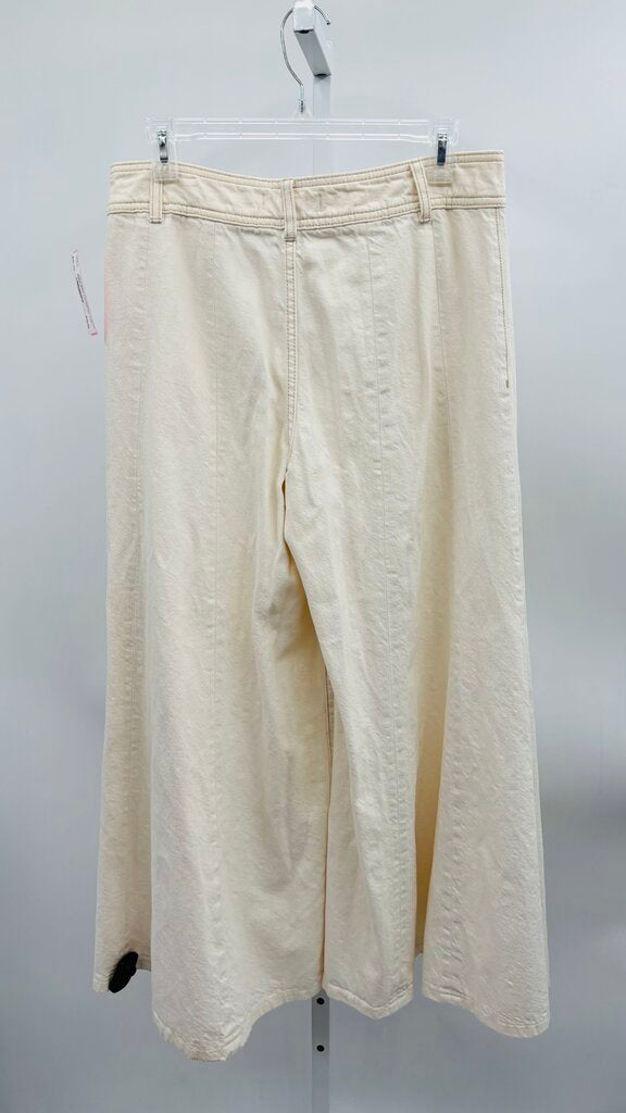 We the Free Jeans Wide Leg Beige 8