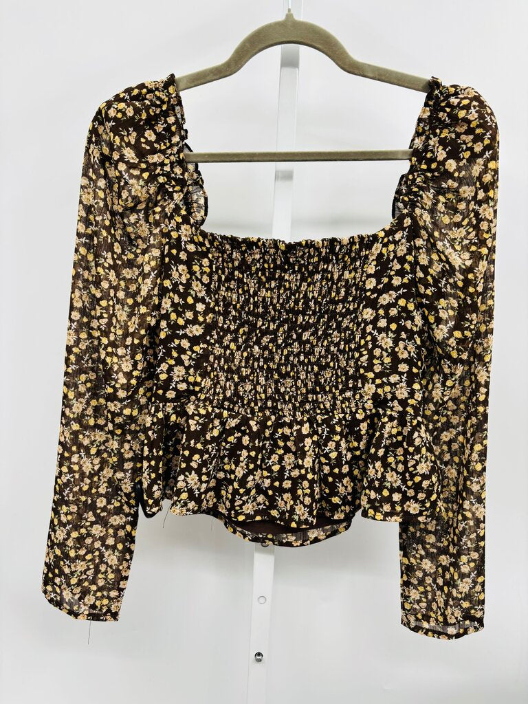 ASTR Blouse Brown S