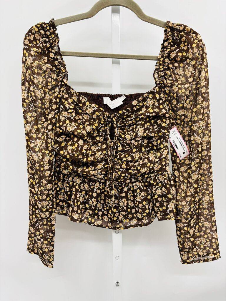 ASTR Blouse Brown S