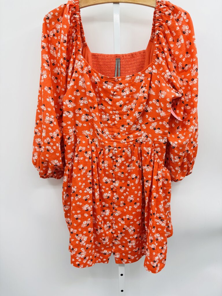 Anthropologie Dress Plus Orange 2X