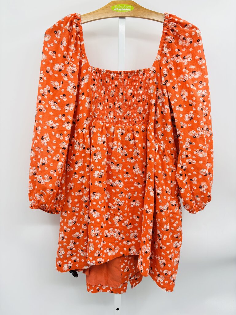 Anthropologie Dress Plus Orange 2X