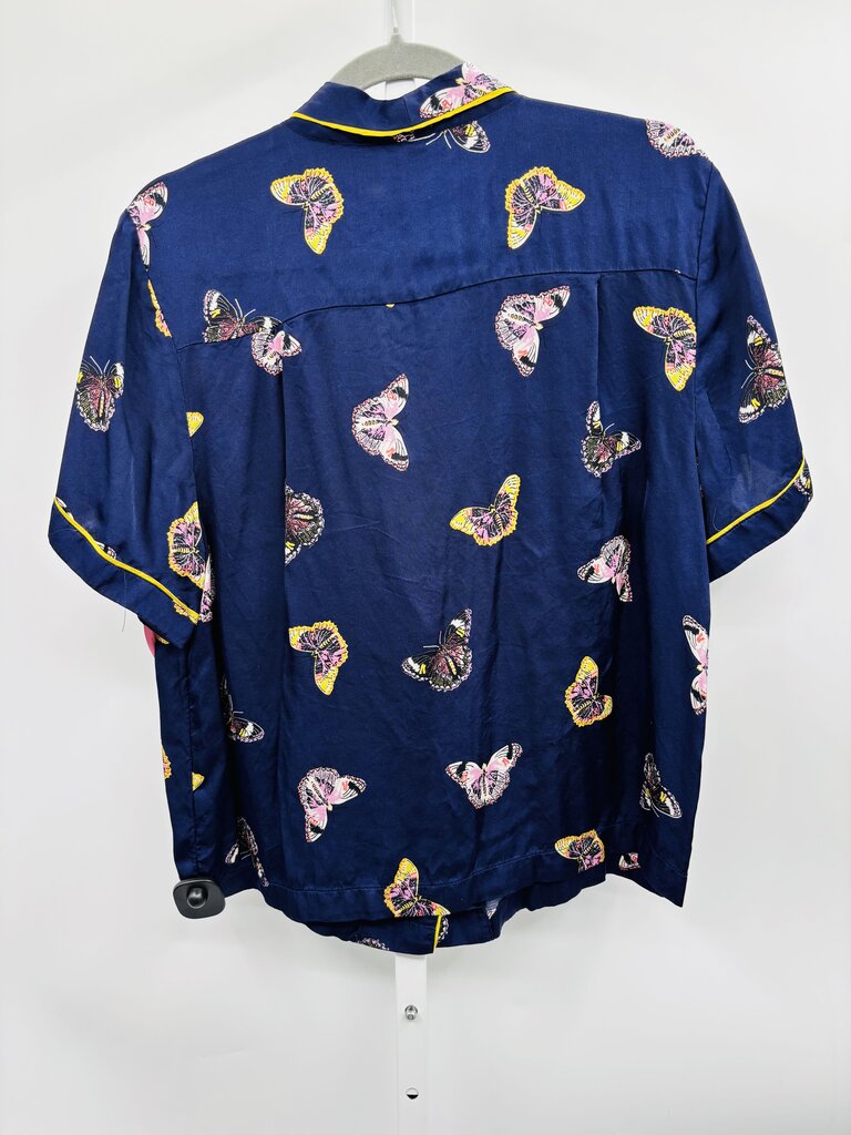 Anthropologie Shirt Navy L