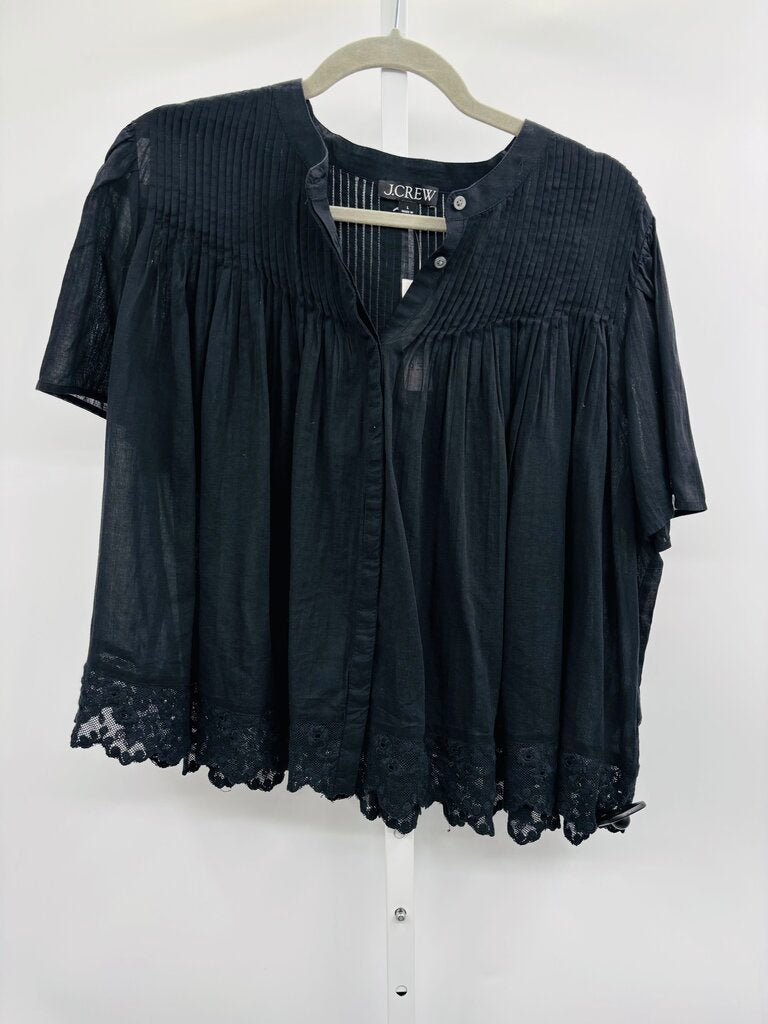 J. Crew Blouse Black L